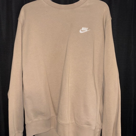 Nike Other - Nike Beige Crewneck Sweater